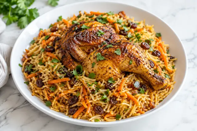 Chicken Bukhari Rice (illustrative image)