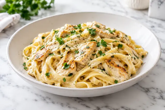 Chicken Fettuccine (illustrative image)